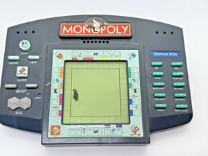 Monopoly 1997 Hasbro Electronic Handheld Game Parker Brothers Tested and Works